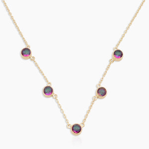 Amethyst Gold Vermeil Minimalist Necklaces