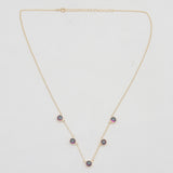 Amethyst Gold Vermeil Minimalist Necklaces