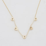 Amethyst Gold Vermeil Minimalist Necklaces