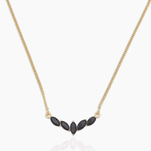 Gold Vermeil Garnet Minimalist Necklaces