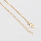 Gold Vermeil Garnet Minimalist Necklaces