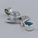 Rainbow Moonstone Silver Pendants