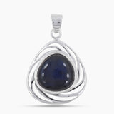 925 Sterling Silver Spectrolite Pendant