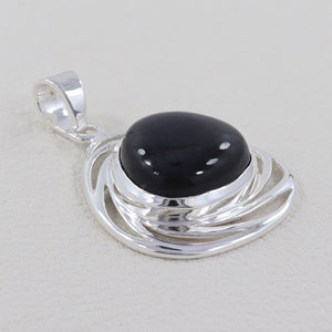 925 Sterling Silver Spectrolite Pendant