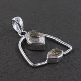 925 Silver Herkimer Diamond Pendant