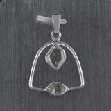 925 Silver Herkimer Diamond Pendant