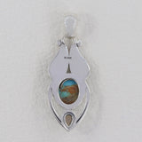 925 Silver Boulder Turquoise Pendant