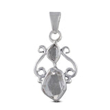 925 Sterling Silver Herkimer Diamond Pendant