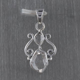 925 Sterling Silver Herkimer Diamond Pendant