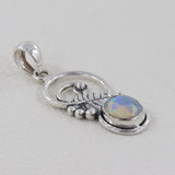 925 Sterling Silver Ethiopian Opal Pendant