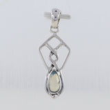 925 Sterling Silver Ethiopian Opal Pendant