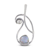 925 Sterling Silver Ethiopian Opal Pendant