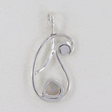 925 Sterling Silver Ethiopian Opal Pendant