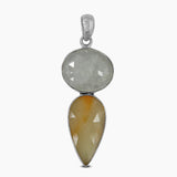 Natural Multi Sapphire Silver Pendants