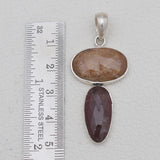 925 Sterling Silver Multi Sapphire Pendants