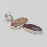 925 Sterling Silver Multi Sapphire Pendants