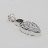 925 Silver Crazy Lace Agate Pendants