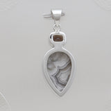 925 Silver Crazy Lace Agate Pendants