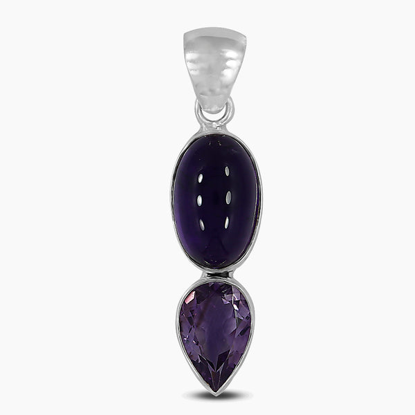 925 Sterling Silver Amethyst Pendants