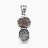 Singing Quartz & Herkimer Quartz Silver Pendants