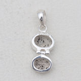 Singing Quartz Silver Pendants