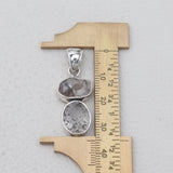 Singing Quartz & Herkimer Quartz Silver Pendants