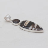 Peanut Wood Jasper Silver Pendants