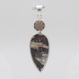 Peanut Wood Jasper Silver Pendants