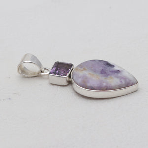 Morado Opal Silver Pendants