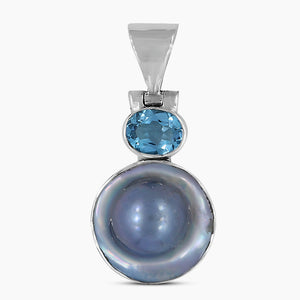 Blister Pearl Silver Pendants
