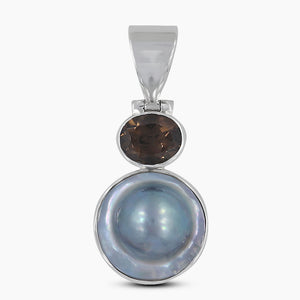 Blister Pearl Silver Pendants