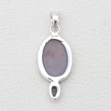 925 Sterling Silver Calcite Druzy Pendants