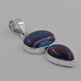 925 Silver Rainbow Calsilica Pendants