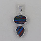 925 Silver Rainbow Calsilica Pendants