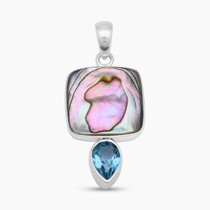 Abalone Shell Silver Pendants