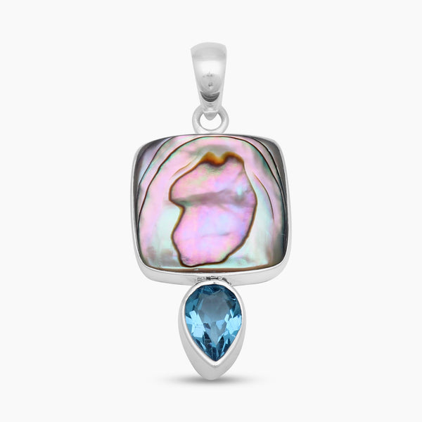 Abalone Shell Silver Pendants