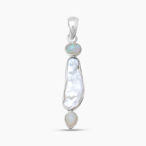 Fresh Water Pearl Silver Pendants