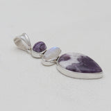 925 Sterling Silver Amethyst Lace Pendants
