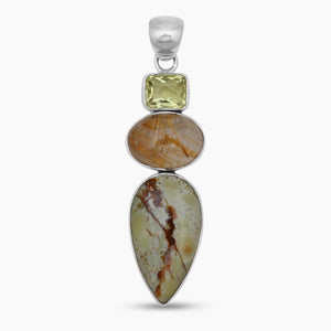 Madagascar Opal Silver Pendants