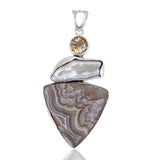 Susorite Quartz 925 Silver Pendant