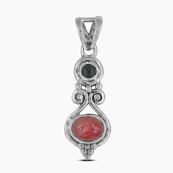 925 Sterling Silver Tourmaline Pendants
