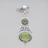 925 Sterling Silver Tourmaline Pendants