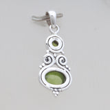 925 Sterling Silver Tourmaline Pendants
