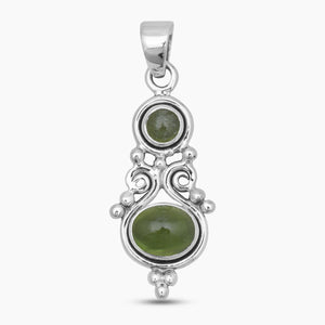 925 Sterling Silver Tourmaline Pendants