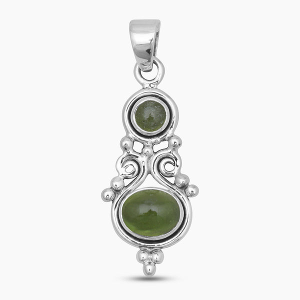 925 Sterling Silver Tourmaline Pendants