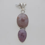 925 Sterling Silver Multi Sapphire Pendants