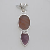 925 Sterling Silver Multi Sapphire Pendants