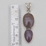 925 Sterling Silver Multi Sapphire Pendants