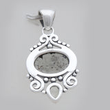 Pyrite Druzy & Green Amethyst Designer Pendants