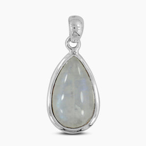 Rainbow Moonstone Silver Pendants